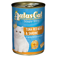 Aatas Cat Soupy Stew Tuna Red Meat & Sardine 400g